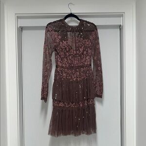 Needle & Thread Floral Embroidered Dress